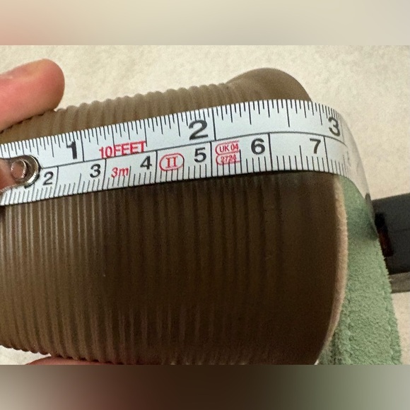 NWOT Skechers Parallel Stylin Wedge Strappy Sandal Mint Suede Size 8.5 - Picture 8 of 9